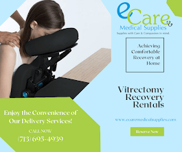 Our vitrectomy chairs are specially designed to support face-down positioning, essential for proper healing after eye surgery.