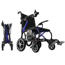 UltraLite G10 Full Carbon Fiber Folding Electric Wheelchair in Houston TX by Forcemech